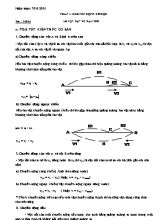 Giáo án dạy thêm Vật lí Lớp 6 - Tiết 1+2+3 Luyện tập về vận tốc - Năm học 2015-2016